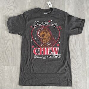 NEW Disney Parks Star Wars Chewbacca T-Shirt "You're My Chew Love" - Size Medium